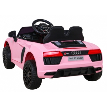 Auto na akumulator Audi R8 Spyder Różowy HL1818